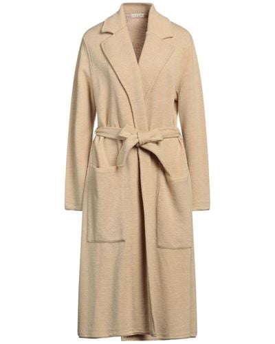 Siyu Overcoat & Trench Coat - Natural