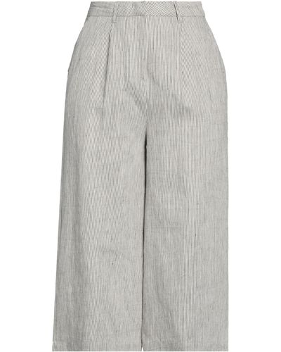 Manila Grace Cropped Pants - Gray