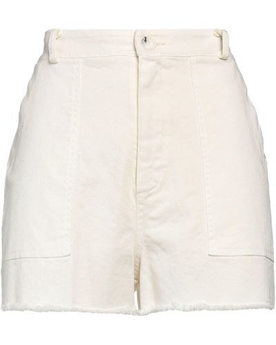 Haveone Denim Shorts - White