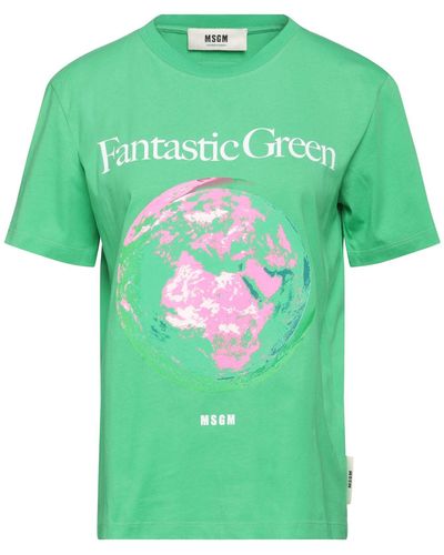 MSGM Camiseta - Verde