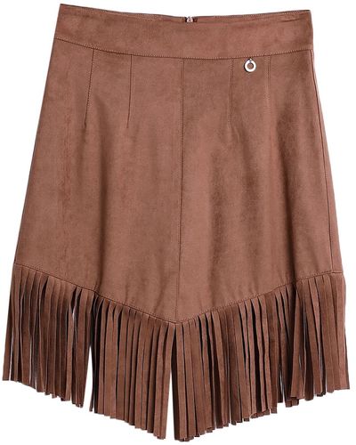 Relish Mini Skirt - Brown