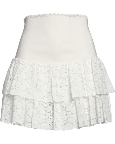 Alexandre Vauthier Mini Skirt - White