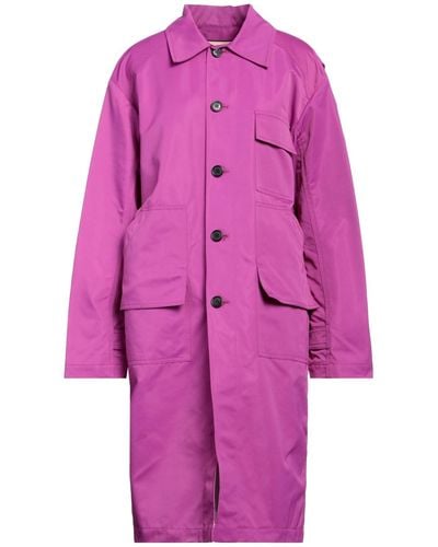 Plan C Overcoat & Trench Coat - Pink