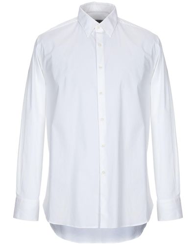 Manuel Ritz Shirt Cotton, Elastane - White