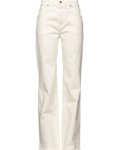 P.A.R.O.S.H. Pantaloni Jeans - Bianco