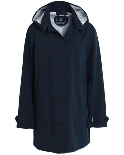 Save The Duck Overcoat & Trench Coat - Blue