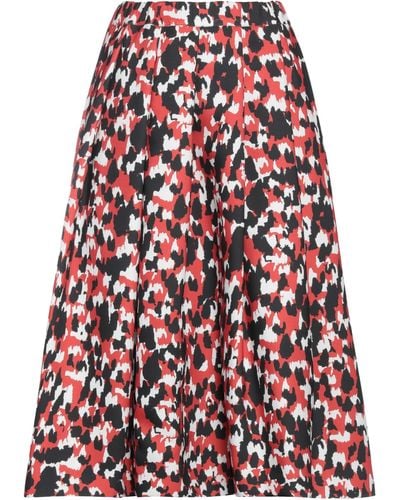 Comme des Garçons Midi Skirt - Red