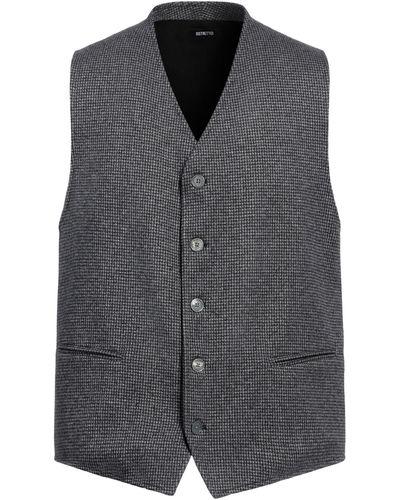 DISTRETTO 12 Tailored Vest - Gray