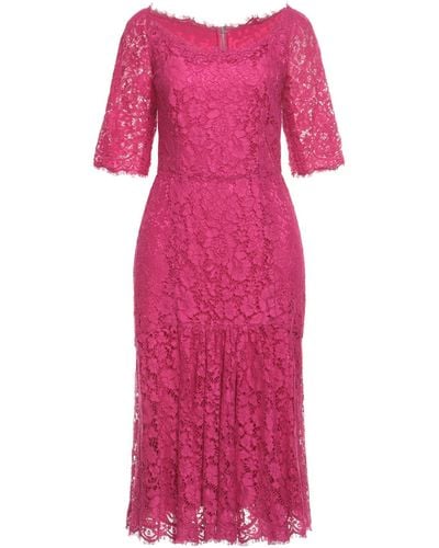 Dolce & Gabbana Vestido midi - Rosa