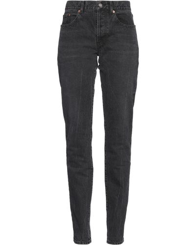 Saint Laurent Pantaloni Jeans - Grigio
