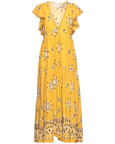 Dixie Midi Dress - Yellow