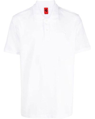 Ferrari Poloshirt - Weiß