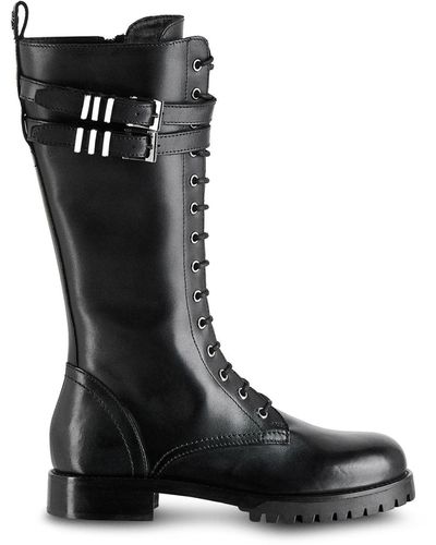 Patrizia Pepe Shoes > boots > lace-up boots - Noir