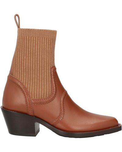 Chloé Ankle Boots - Brown