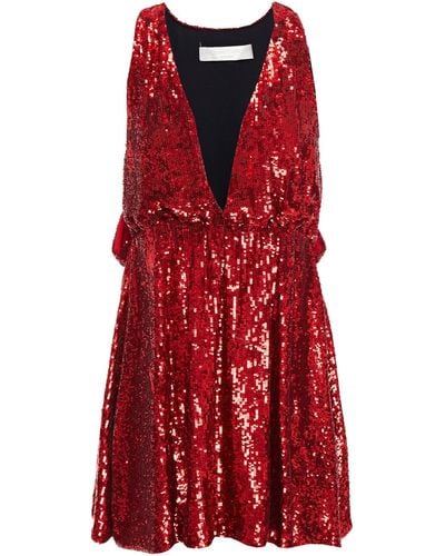 Caroline Constas Mini Dress - Red