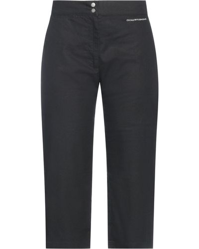 Calvin Klein Cropped Trousers - Blue