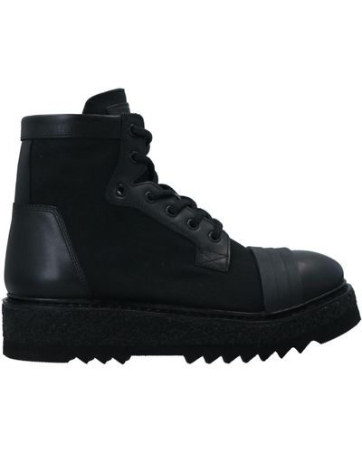 Black Emporio Armani Boots for Men | Lyst