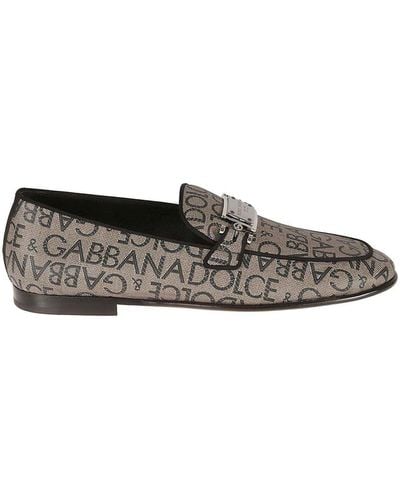 Dolce & Gabbana Mokassin - Grau