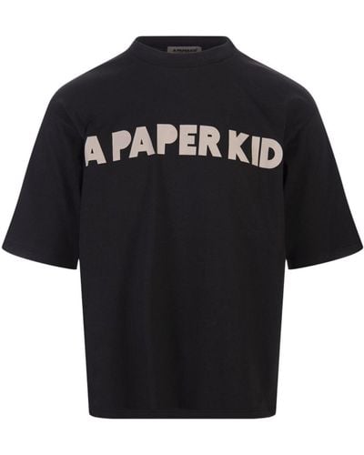 A PAPER KID T-shirt - Noir