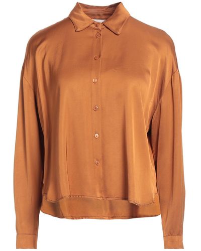 Anonyme Designers Rust Shirt Viscose - Orange