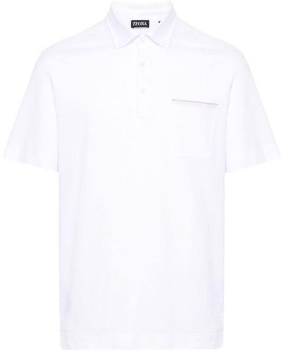 Zegna Poloshirt - Weiß