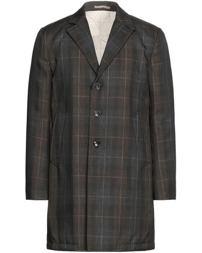 Paoloni Dark Coat Polyester, Polyurethane - Gray