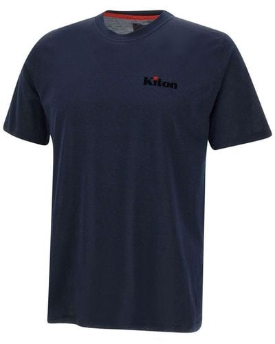Kiton Camiseta - Azul