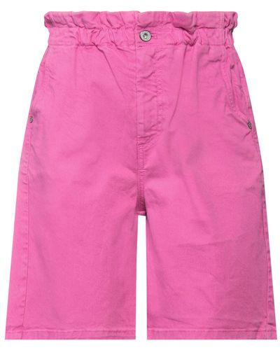 Please Denim Shorts - Pink