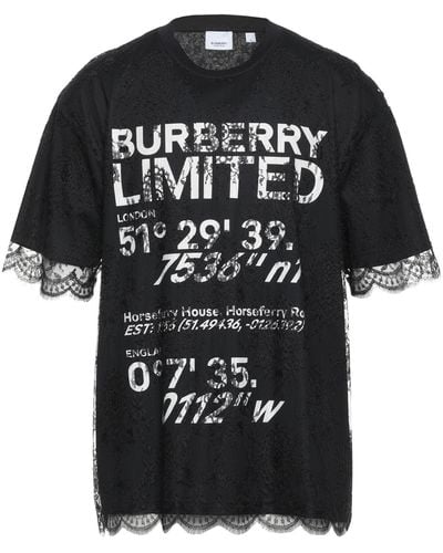 Burberry T-shirts - Schwarz