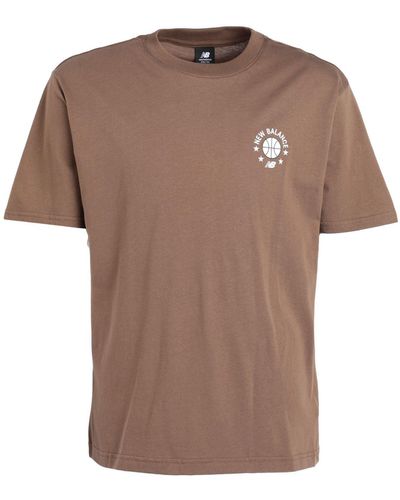 New Balance T-shirt - Brown