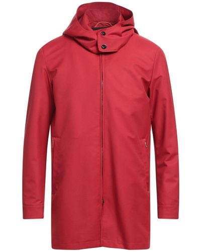 Isaia Manteau long et trench - Rouge