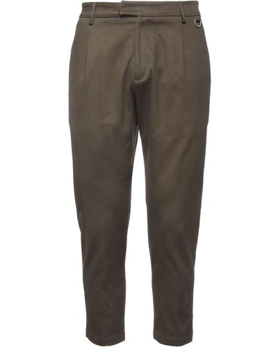 Low Brand Pantaloni Cropped - Grigio