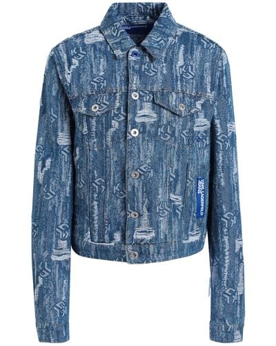 Karl Lagerfeld Manteau en jean - Bleu