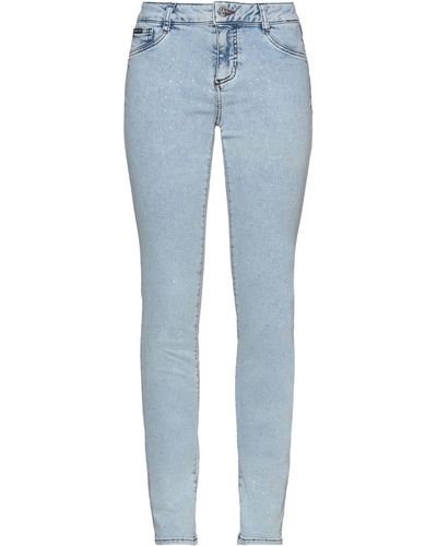 Philipp Plein Shorts jeans - Blu