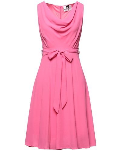 No Secrets Midi Dress Polyester - Pink