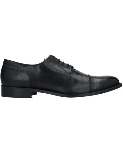 Grey Daniele Alessandrini Lace-up Shoes - Black