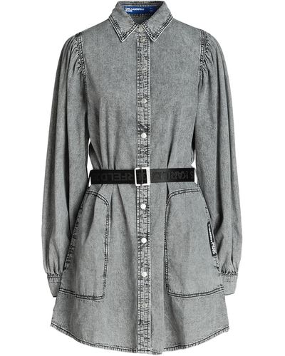 Karl Lagerfeld Mini Dress - Gray