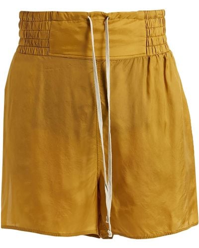 Rick Owens Shorts & Bermuda Shorts - Yellow