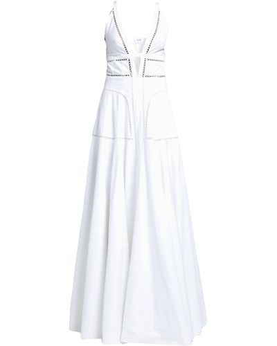 Giovanni bedin Langes Kleid - Weiß