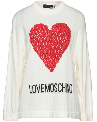 Love Moschino Pullover - Weiß