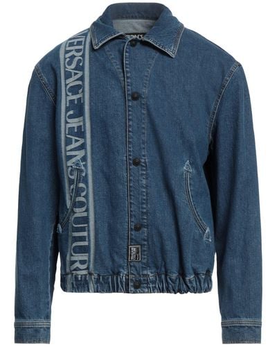 Versace Denim Outerwear - Blue