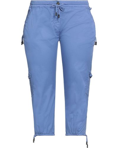 John Galliano Cropped Pants - Blue