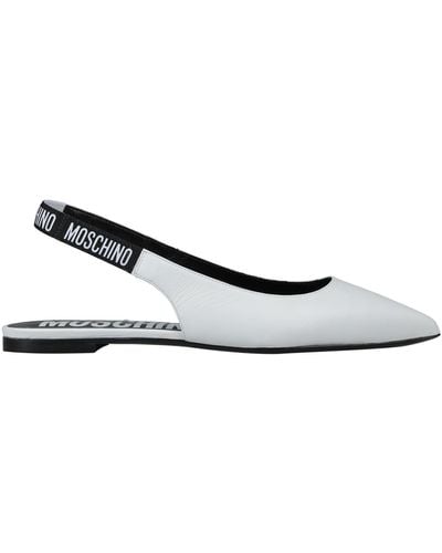 Moschino Ballet Flats - White