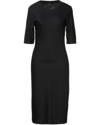 Armani Exchange Midi Dress Viscose, Polyamide, Elastane - Black