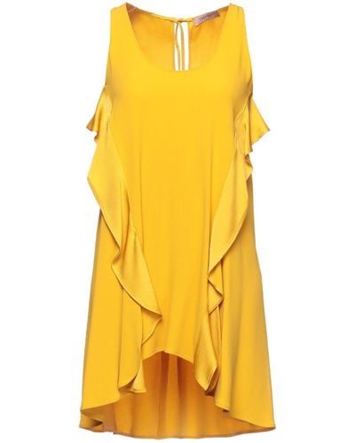 Twin Set Mini Dress - Yellow