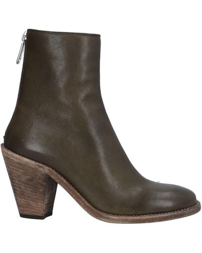 High Ankle Boots - Brown