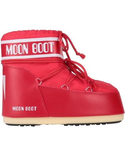 Moon Boot Ankle Boots - Red