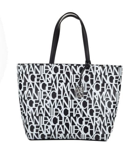 Armani Exchange Sac porté épaule - Noir