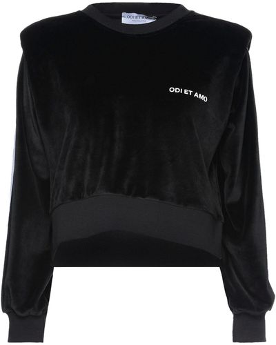 Odi Et Amo Sweatshirt - Black