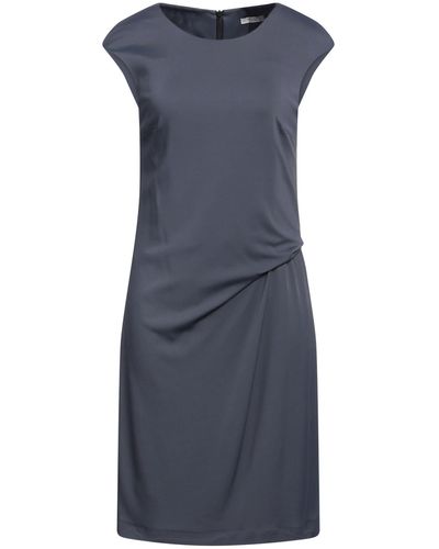 Peserico Lead Mini Dress Viscose, Elastane - Blue